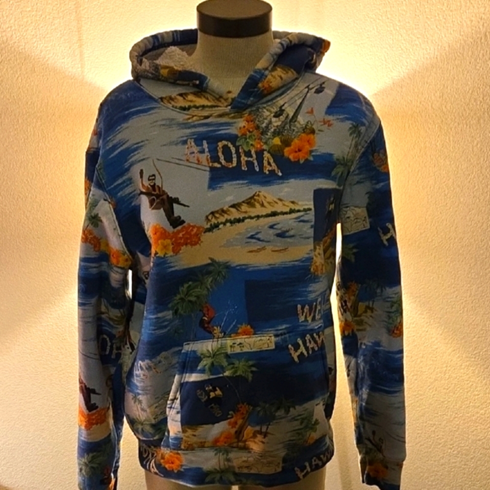 Polo Ralph Lauren Ski Hawaii Fleece Lined Hoodie Youth Xl